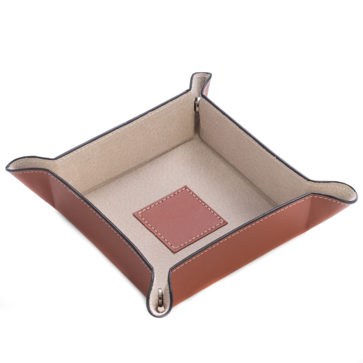 Violet leather snap valet