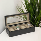 Dani Four Watch Box, Black