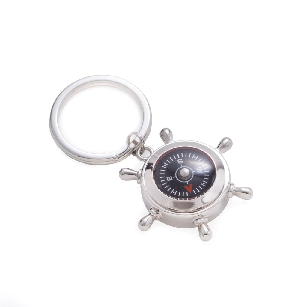 Luca compass key ring