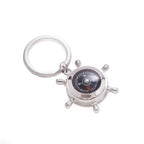 Luca compass key ring