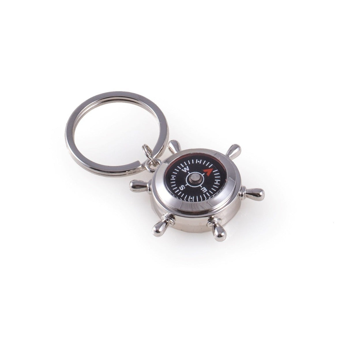 Luca compass key ring