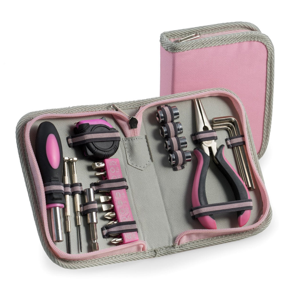 Emma 23 pcs pink tool set