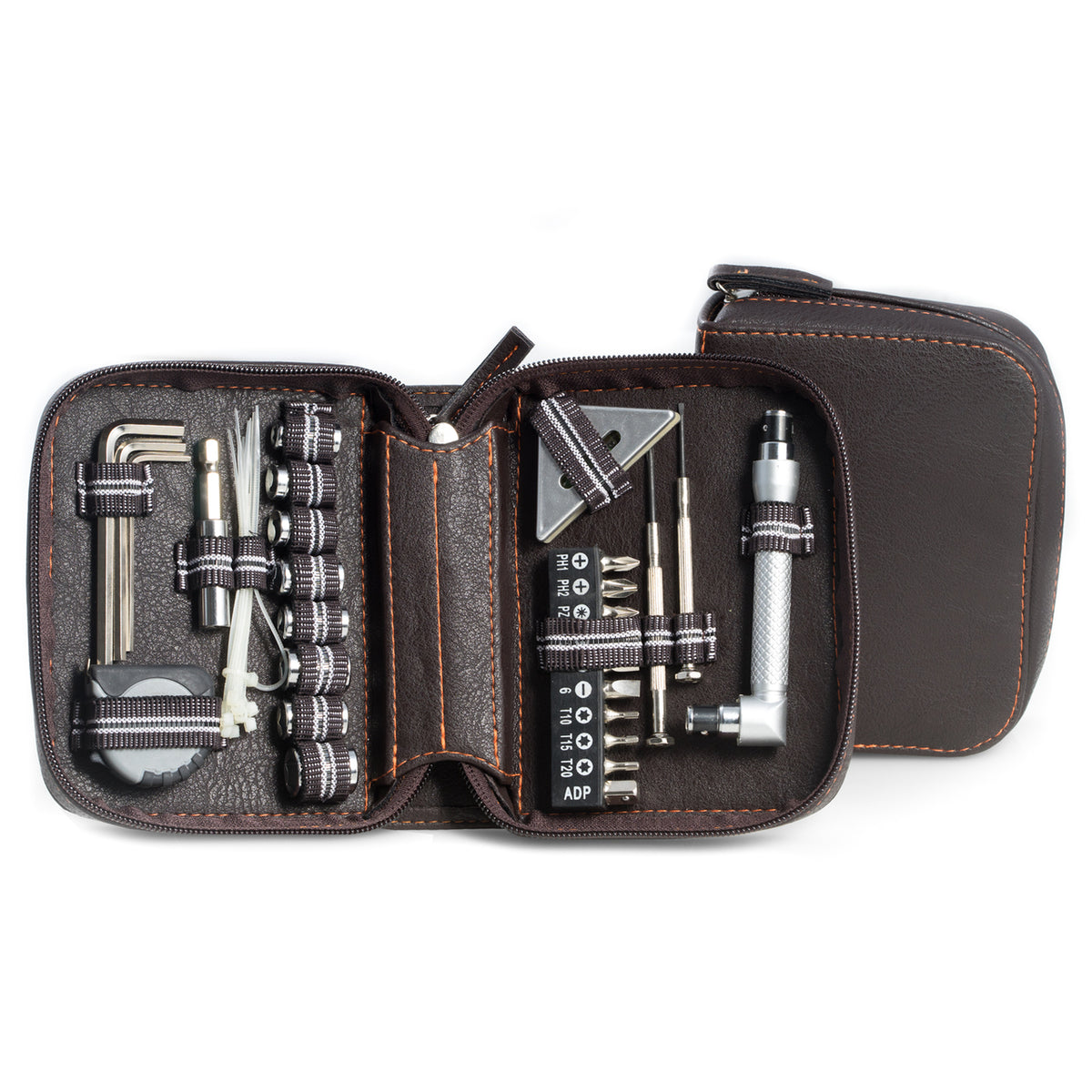 Edward 28 pcs brown tool set