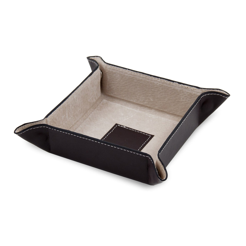 Violet leather snap valet