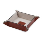 Violet leather snap valet