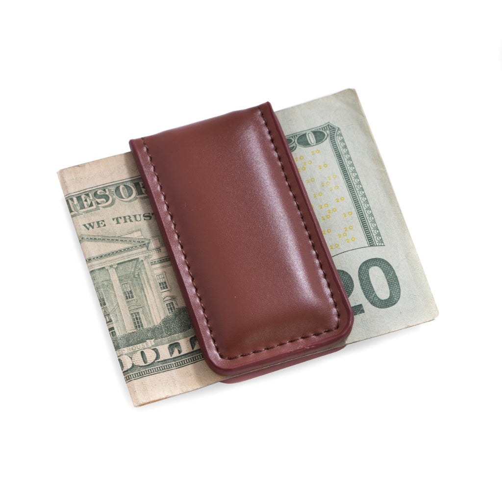 Harry leather magnetic money clip