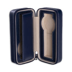 Davidson Leather Double Watch Travel Case