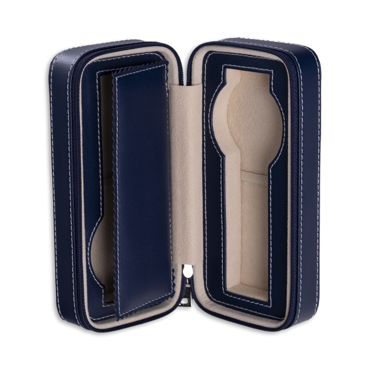 Davidson Leather Double Watch Travel Case