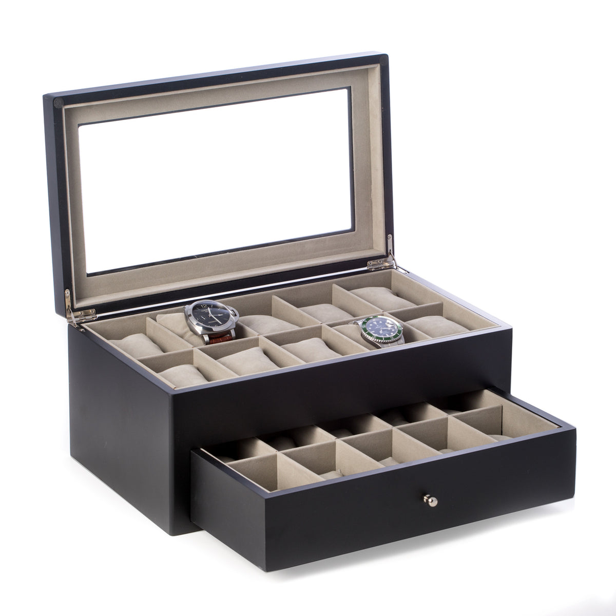 Wade 20 Watch Box, Brown