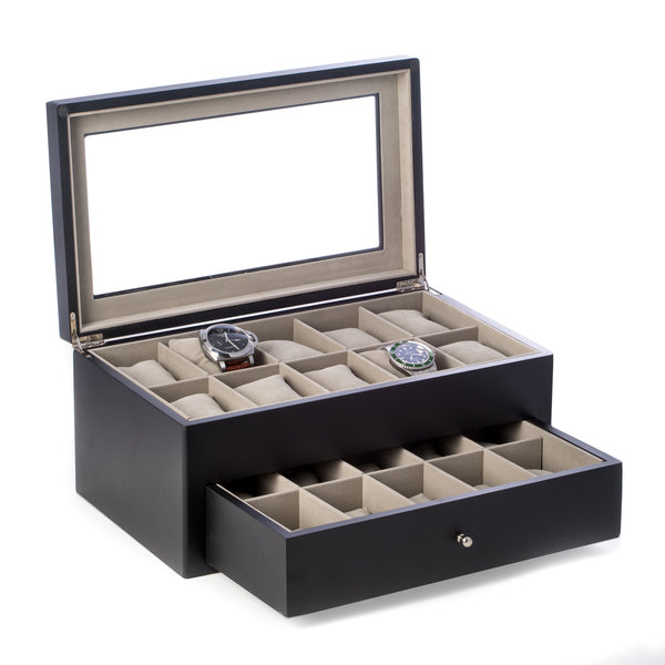 Wade 20 Watch Box, Brown