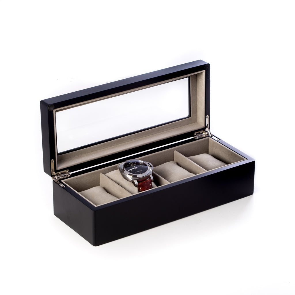 Dani Four Watch Box, Black
