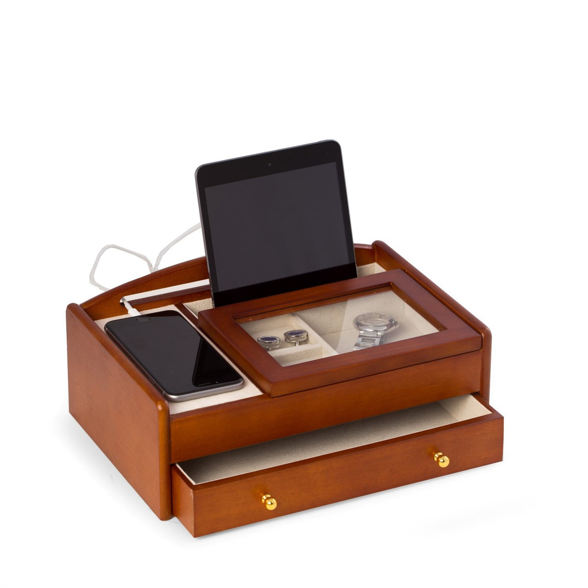 Kilmer Multi-Purpose Valet, Brown