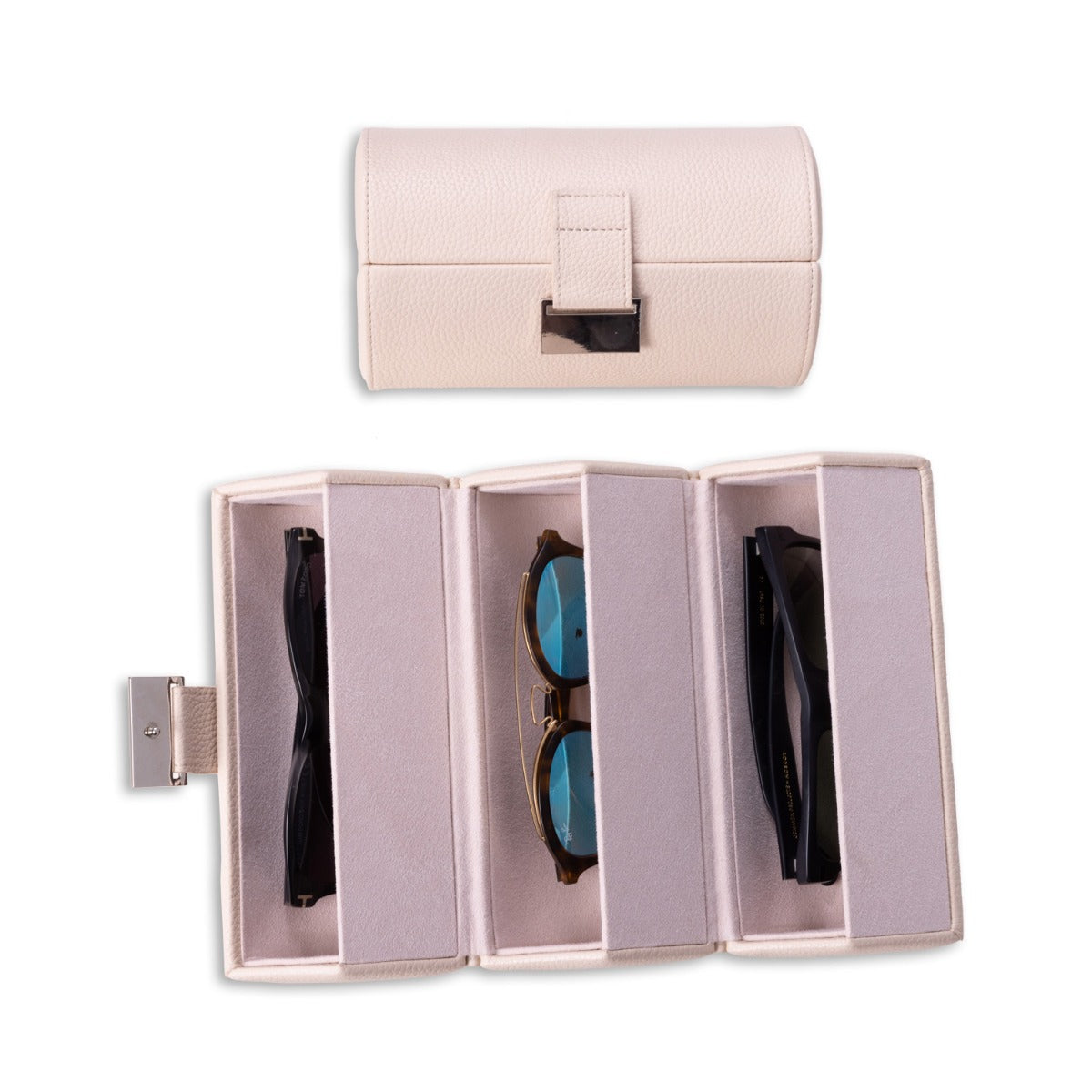 Richie Sunglass Roll, Cream