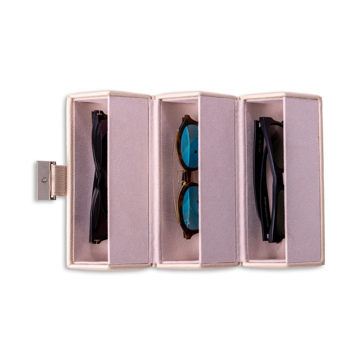 Richie Sunglass Roll, Cream