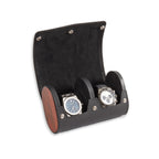 Radford Two Watch Case in Black Leather