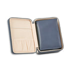 Drake Leather Four Watch and Accessory Travel Watch Case in Blue Leather