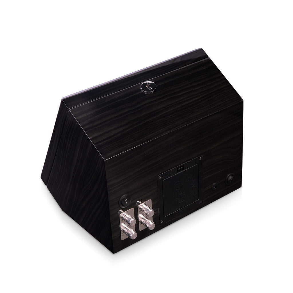 Louis Ash Wood High Laqcuer Four Watch Winder and Storage Case