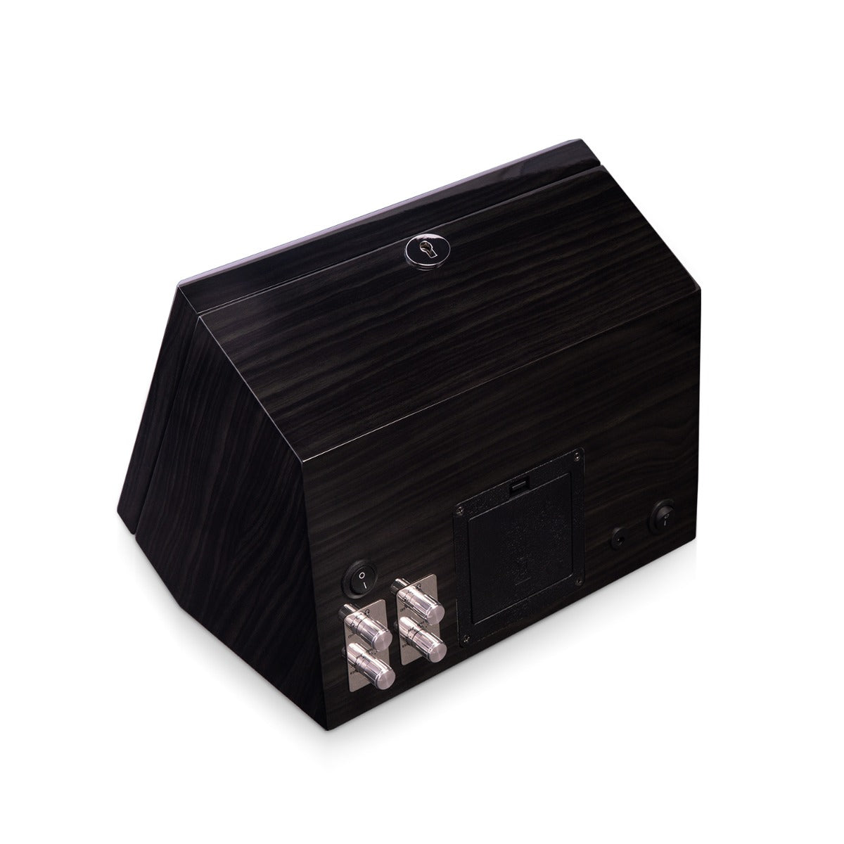 Louis Ash Wood High Laqcuer Four Watch Winder and Storage Case