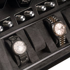 Louis Ash Wood High Laqcuer Eight Watch Winder and Storage Case