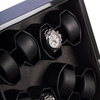 Louis Ash Wood High Laqcuer Eight Watch Winder and Storage Case