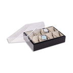 Esme Eight Watch Box, Black