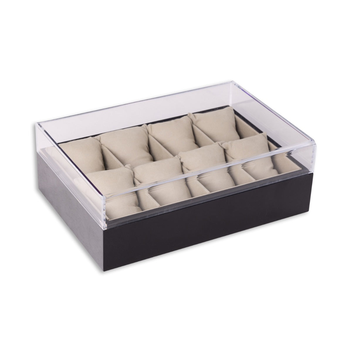 Esme Eight Watch Box, Black
