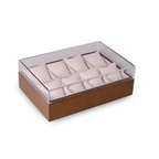 Esme Eight Watch Box, Brown