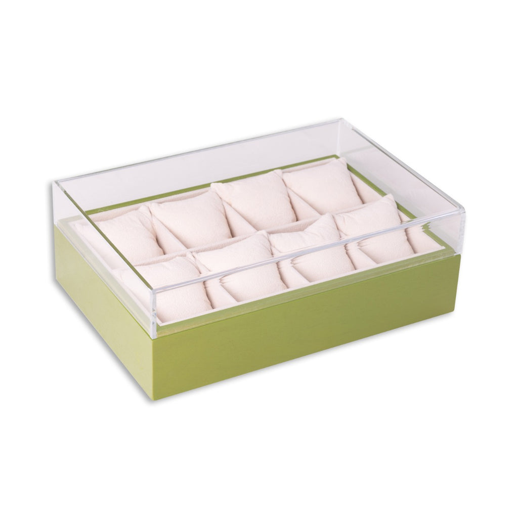 Esme Eight Watch Box, Lime