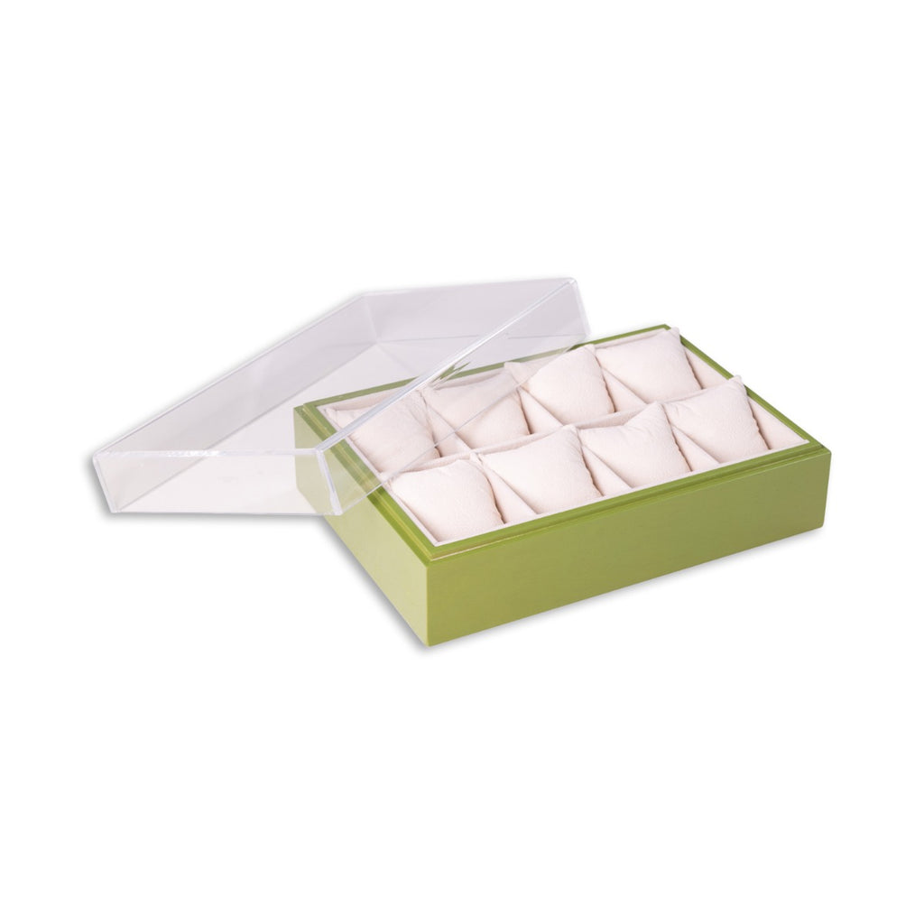 Esme Eight Watch Box, Lime