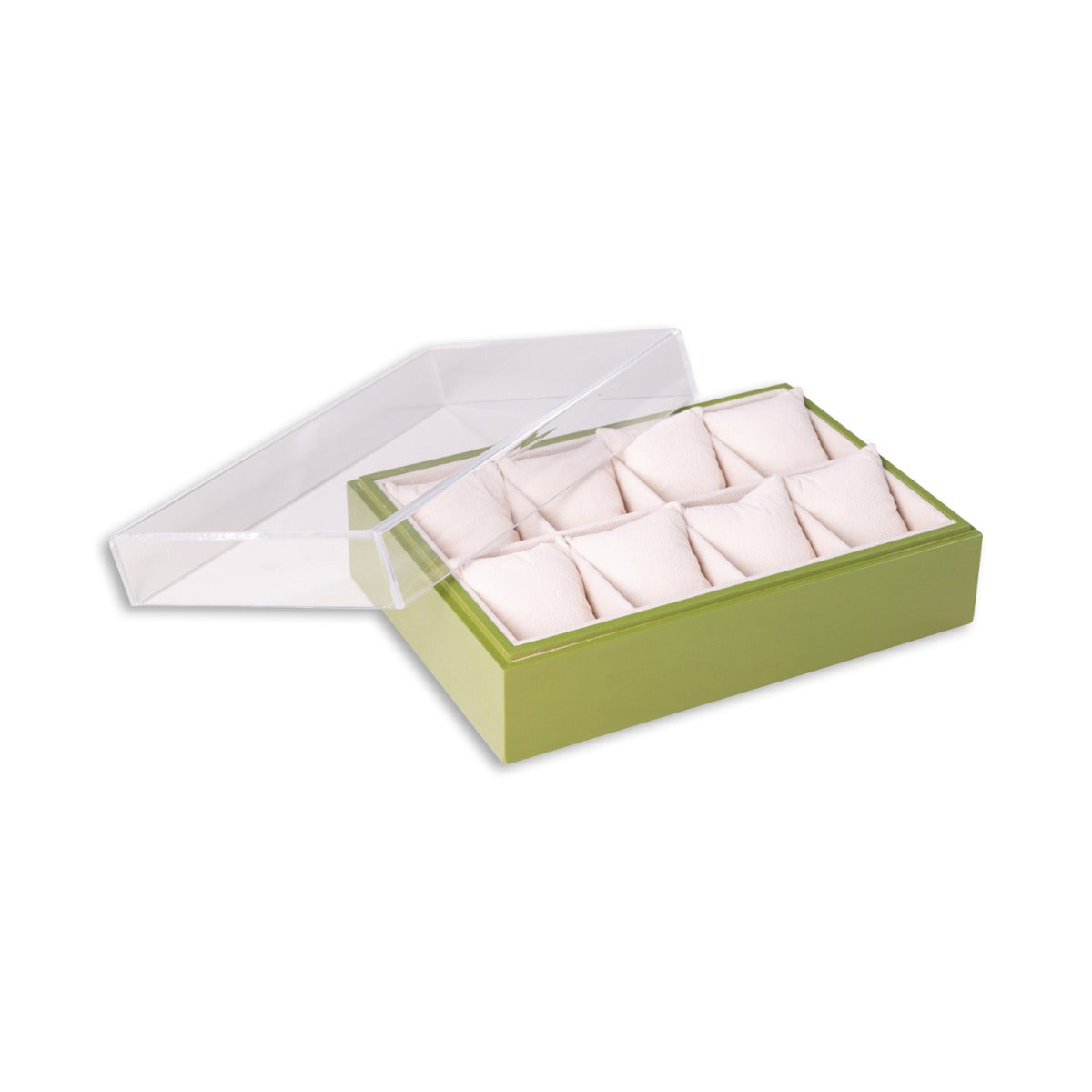 Esme Eight Watch Box, Lime