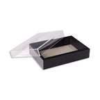 Arno Valet Box with Acrylic Lid, Black