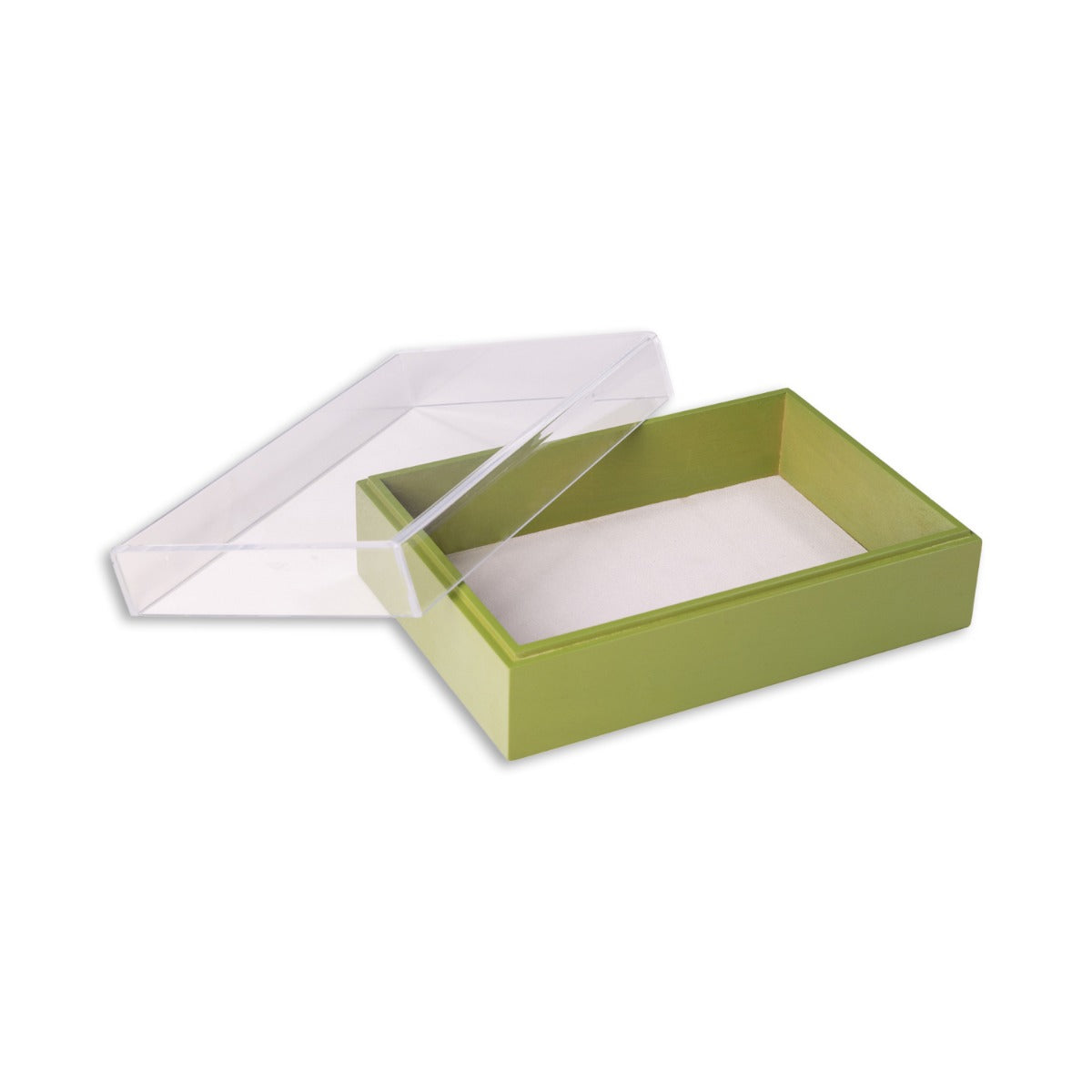 Arno Valet Box with Acrylic Lid, Lime