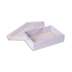 Arno Valet Box with Acrylic Lid, White