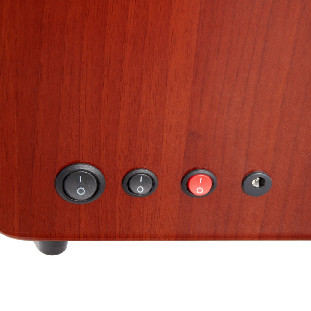 Monty Six Watch Winder and Four watch Storage Burlwood Finish