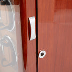 Monty Twelve Watch Winder and Six Watch Storage, Burlwood Finish