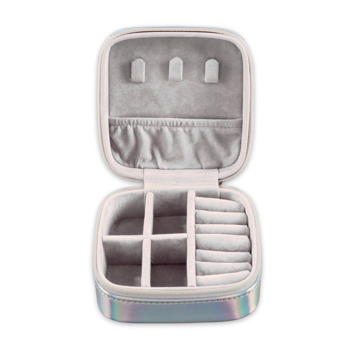 Ava Jewelry Case, Metallic
