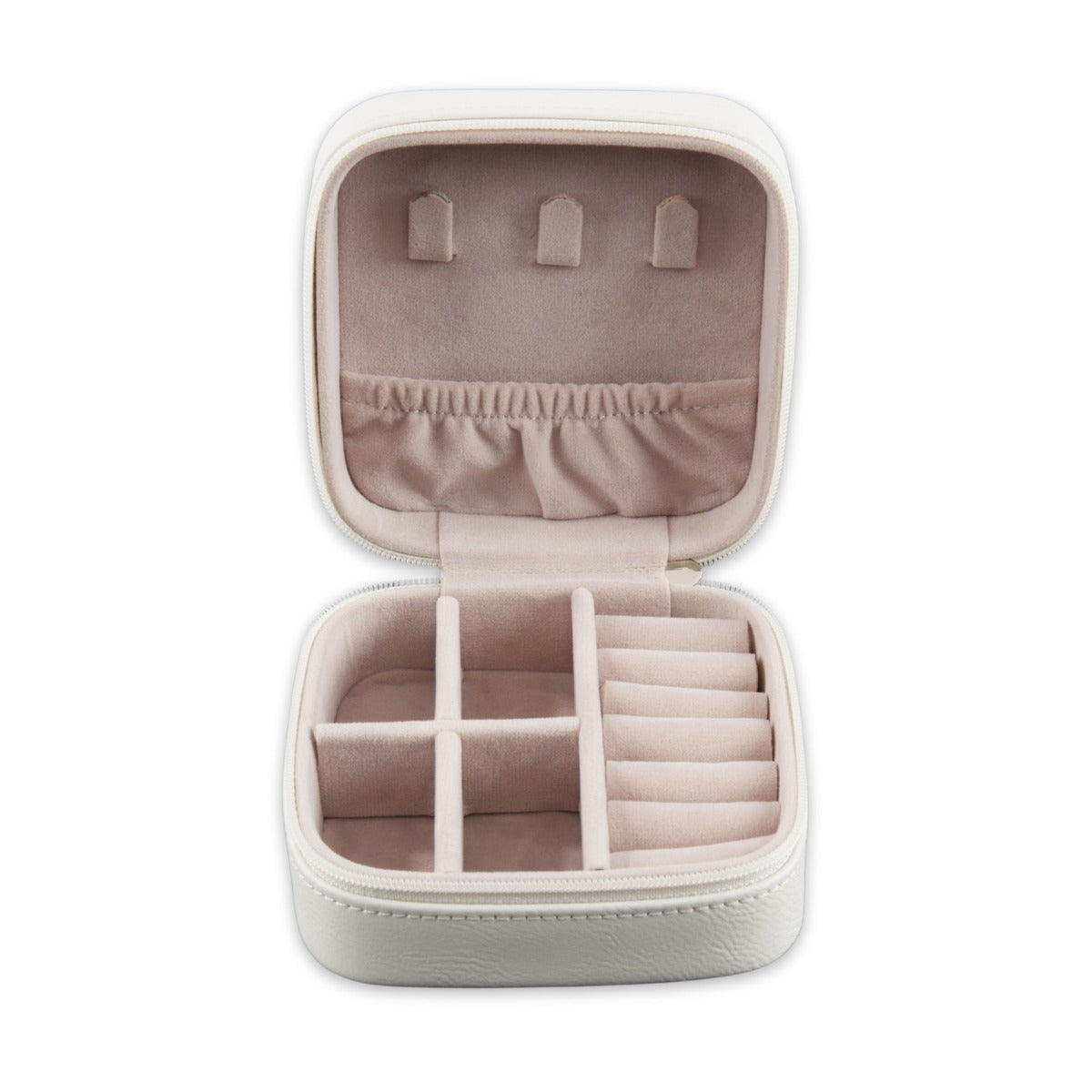 Ava Jewelry Case, White