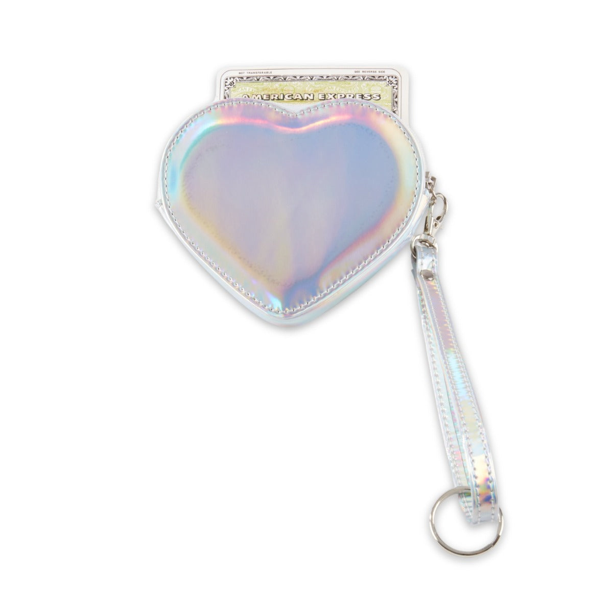 Mia Card Holder, Metallic