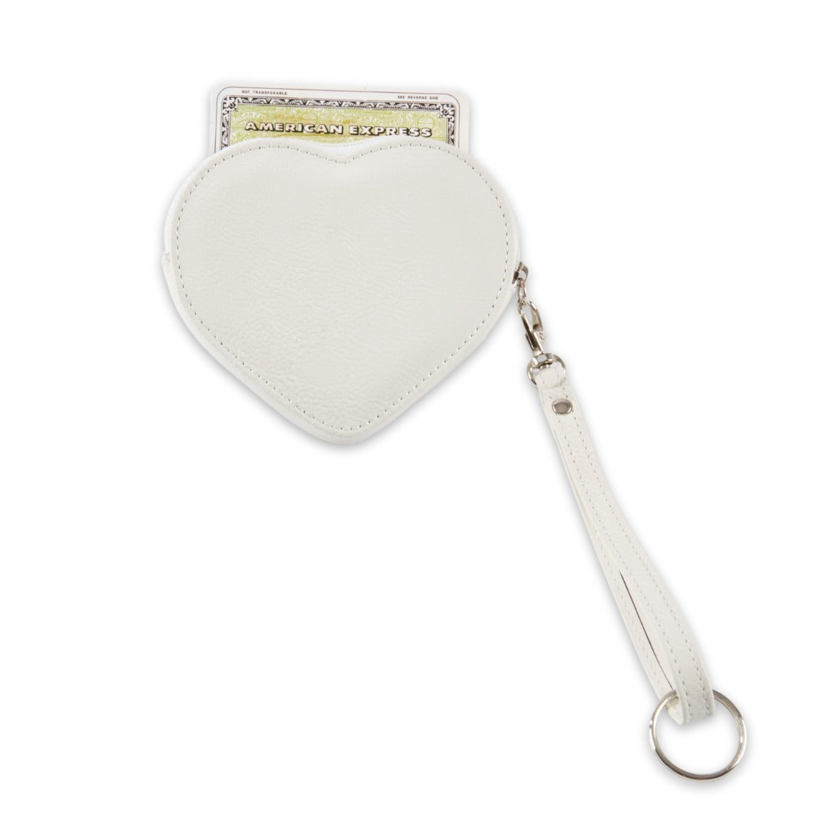 Mia Card Holder, White