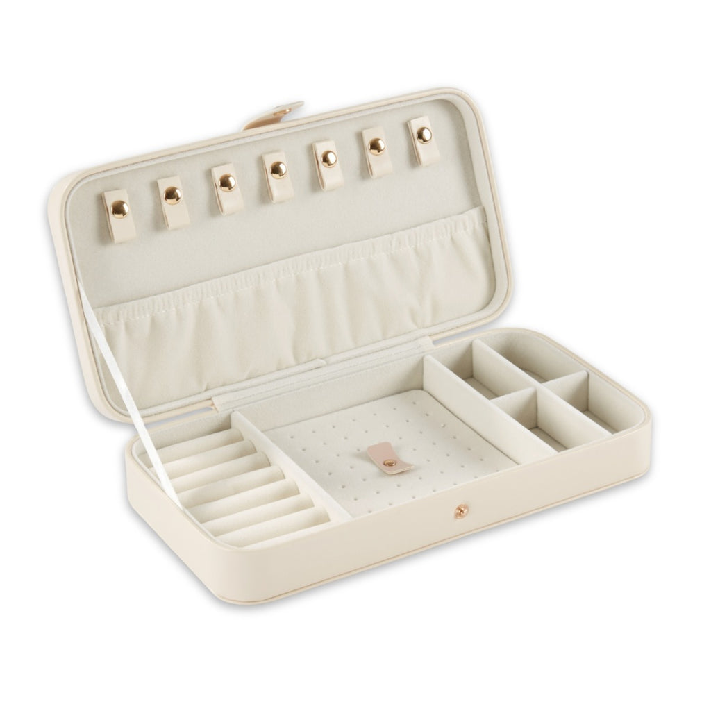 Isla Jewelry Case, Cream