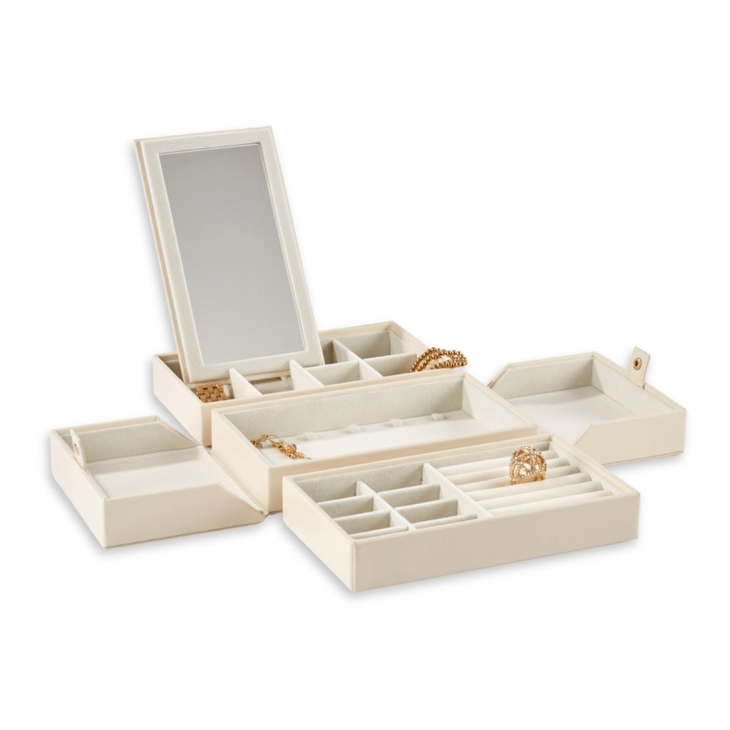 Ellie Jewelry Box, Cream