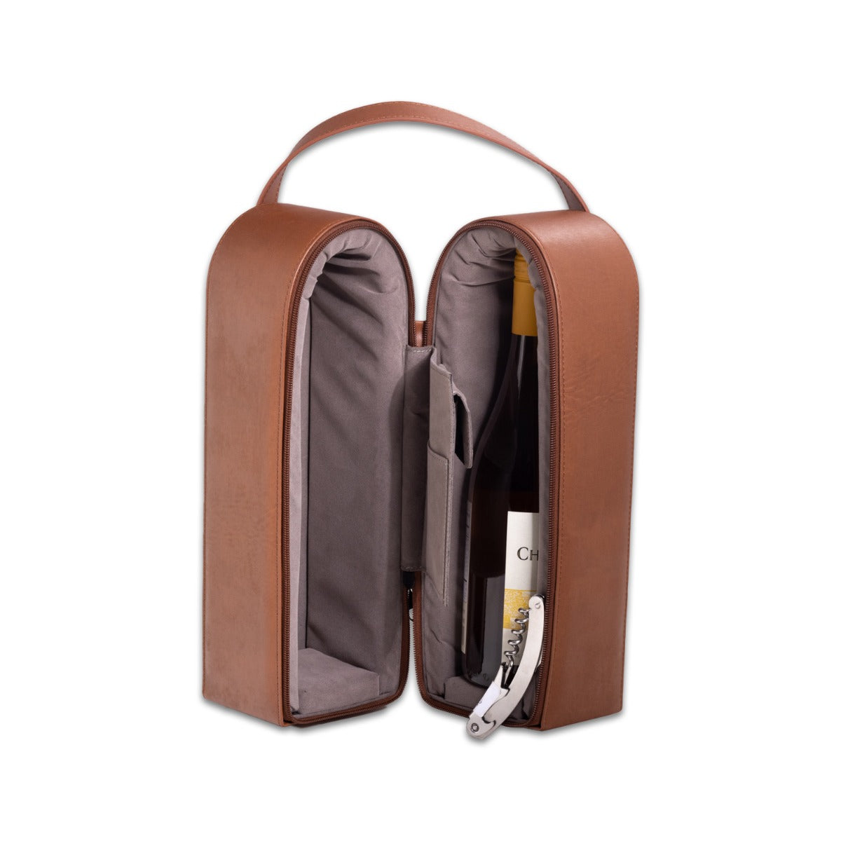 Vino Leather Double Wine Caddy