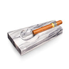 Marble Single Cigar Ashtray, Gray