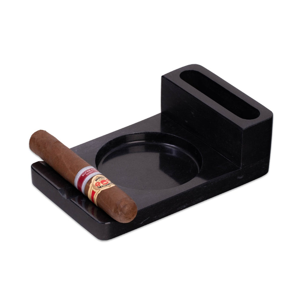 Leon Marble Ashtray and Storage