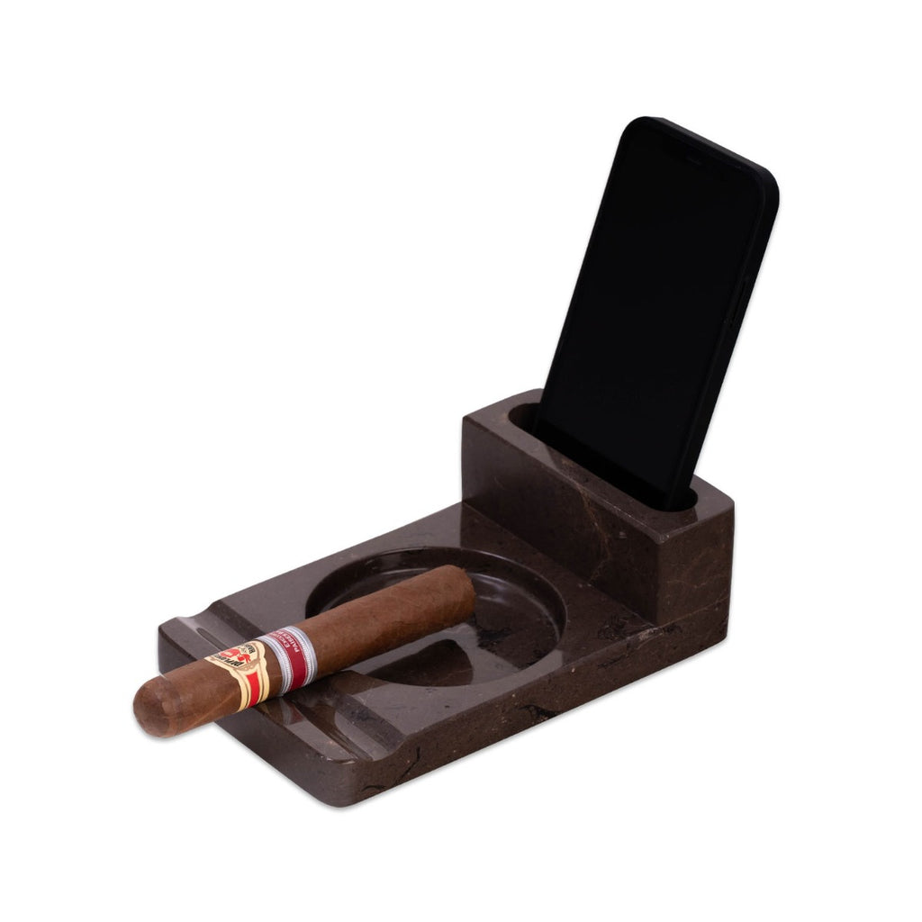 Leon Marble Ashtray and Storage