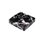 Dylan Two Cigar Marble Ashtray, Zebra