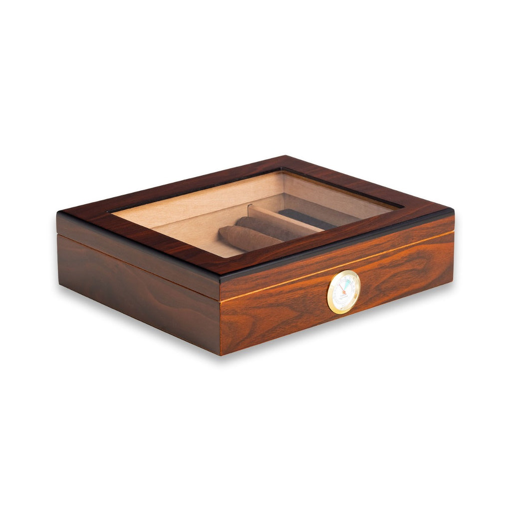 Finley Walnut 12 Cigar Humidor