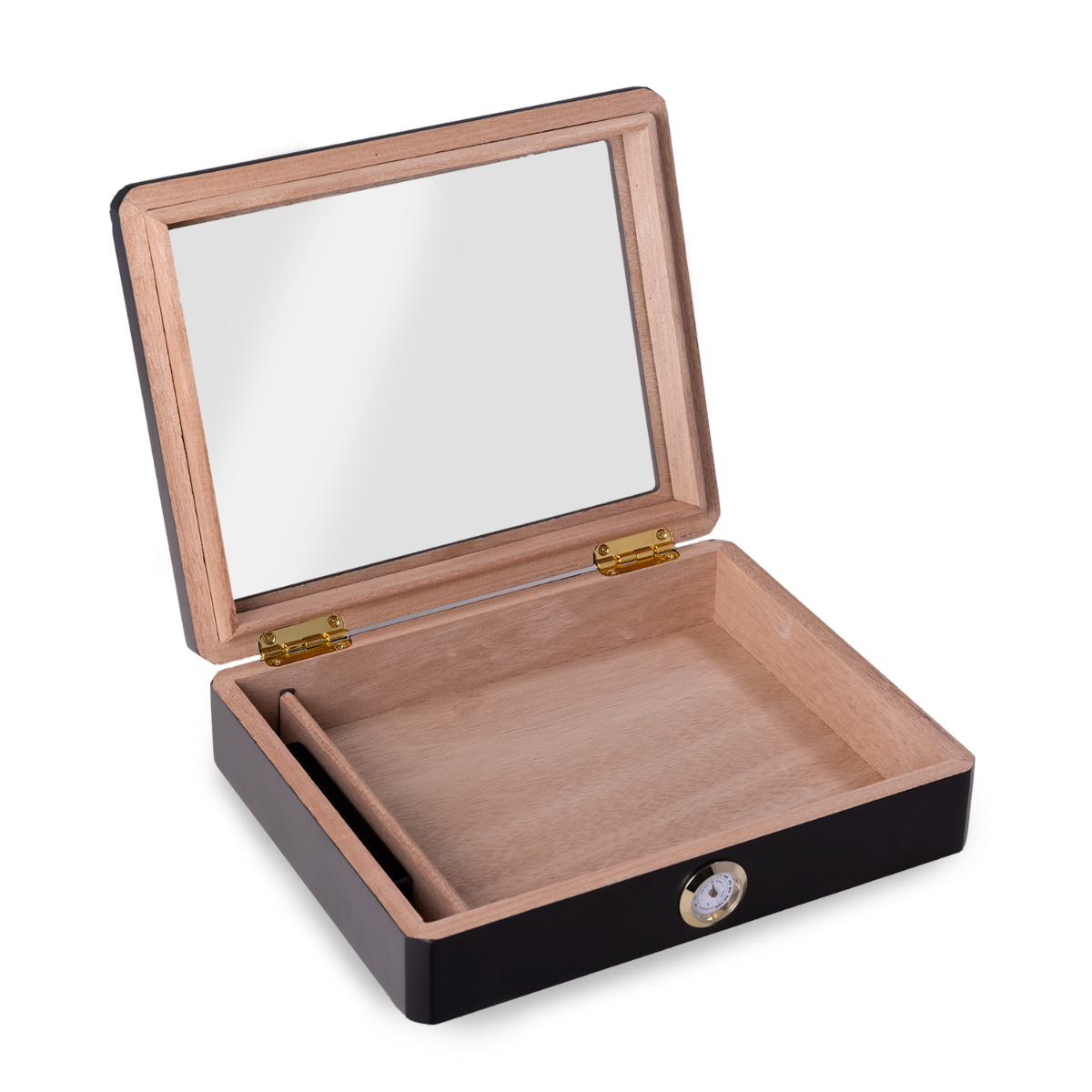 Wes Black 8 Cigar Humidor