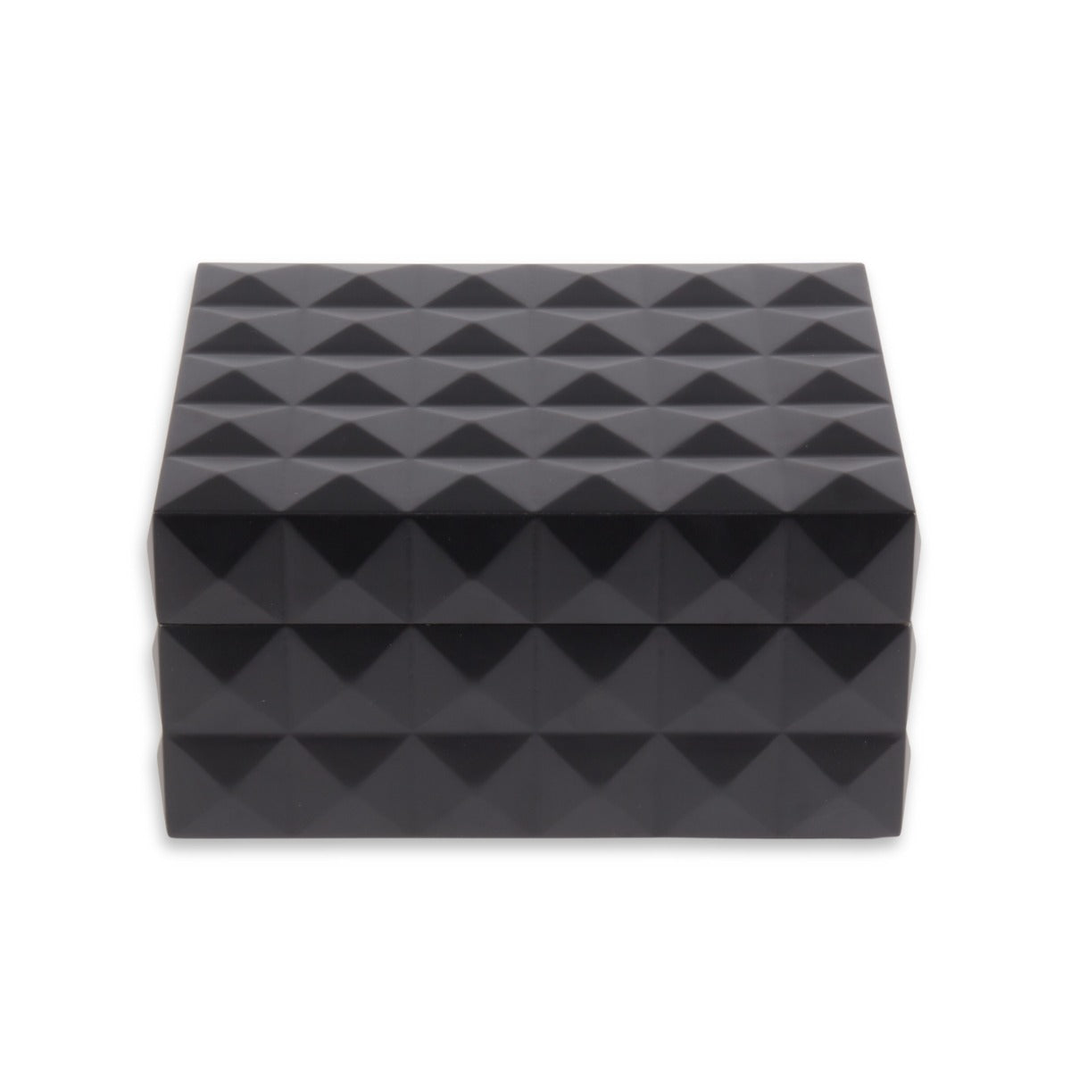 Richie Pyramid Design 75 Cigar Humidor in Matte Black