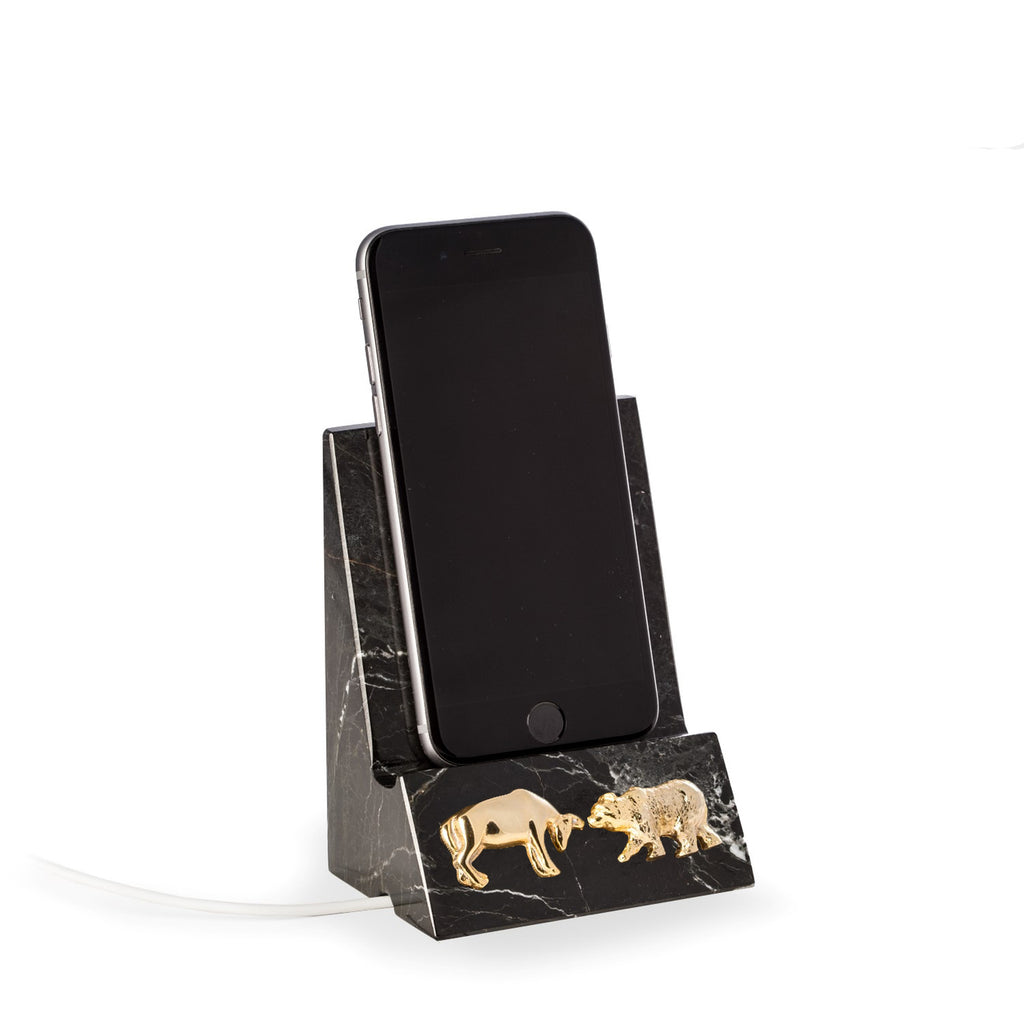 "Hermes" Phone Stand- Zebra